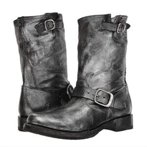 NWOB|Frye Veronica Short Metallic Boots, 6